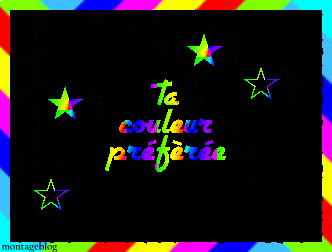 qelle est ta couleurs preferer